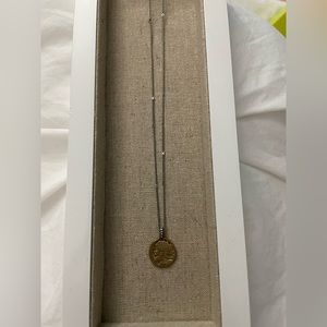 Stella & Dot Mixed Metals Coin Necklace